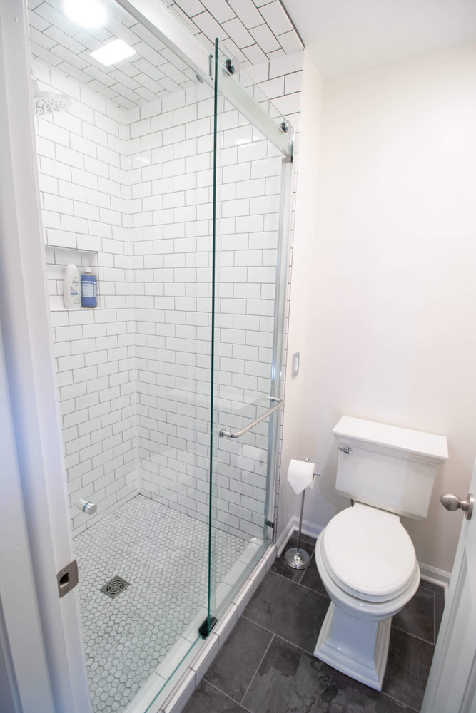 custom bathroom shower renovation by Odd Fellows Contracting in Okemos MI