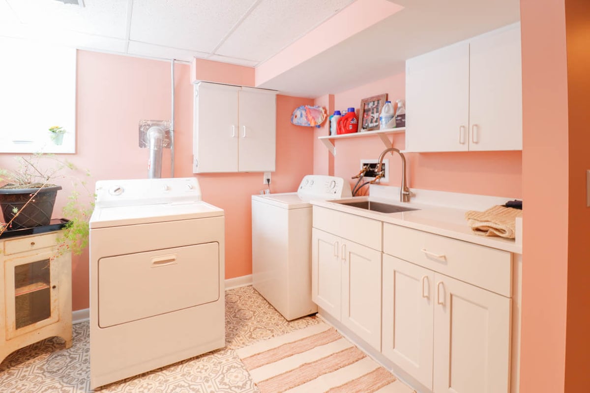 Frandor Lansing basement bathroom remodel by Odd Fellows Contracting