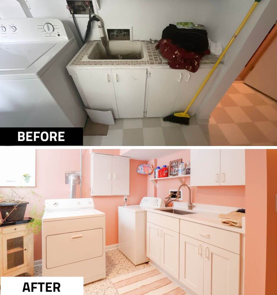 Frandor Lansing basement bathroom remodel by Odd Fellows Contracting