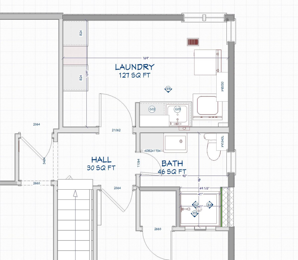 Frandor Lansing basement bathroom remodel by Odd Fellows Contracting