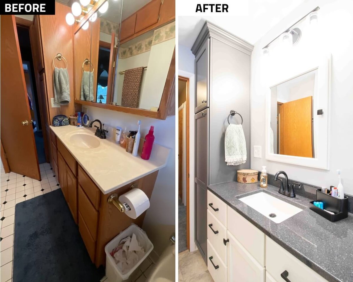 Williamston bathroom update by Odd Fellows Contracting