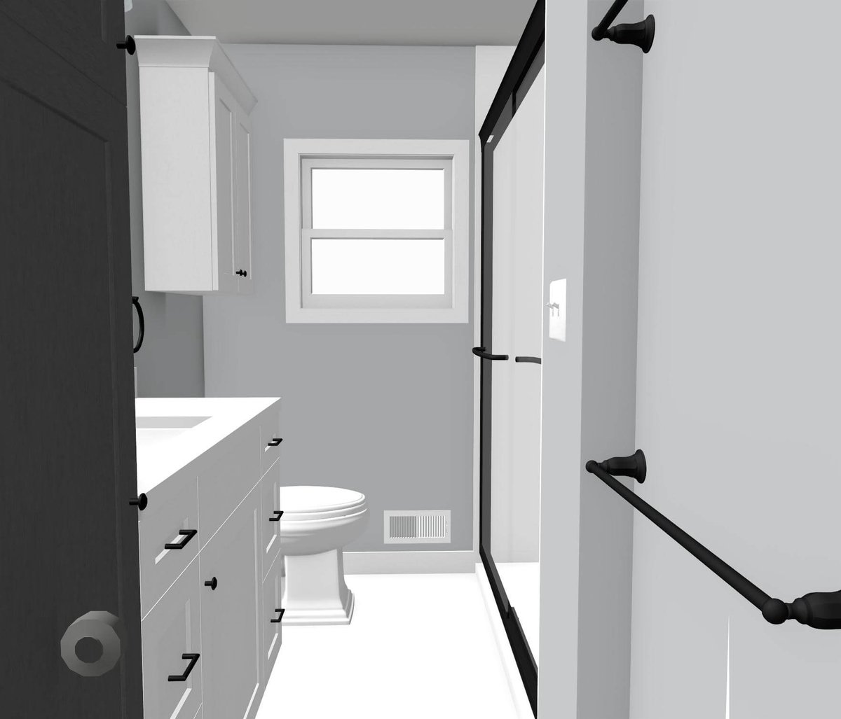 Williamston bathroom update by Odd Fellows Contracting