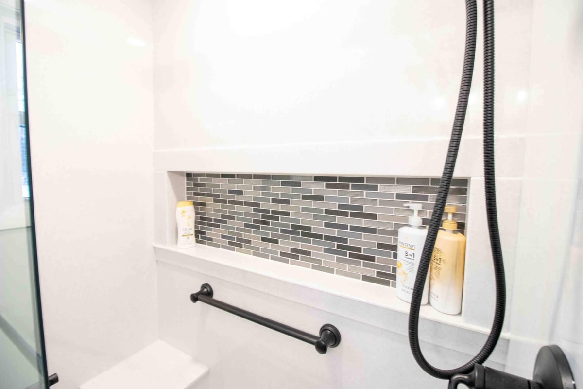 Williamston bathroom update by Odd Fellows Contracting