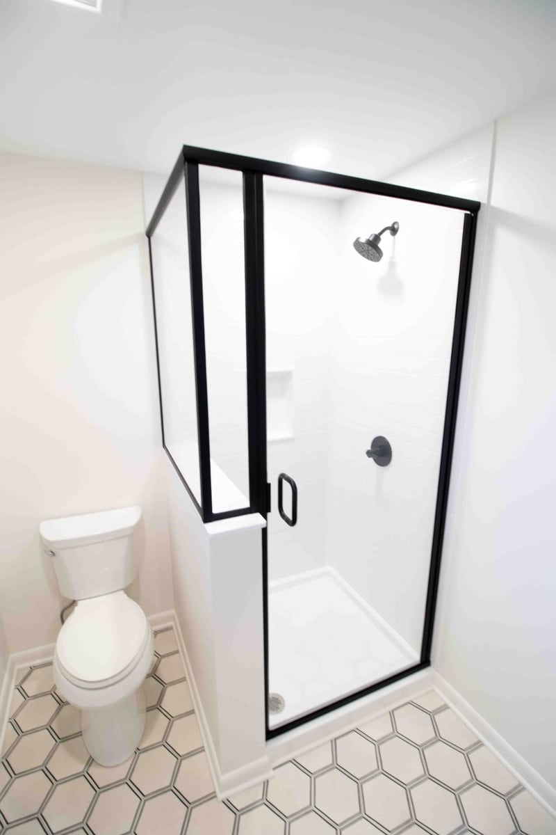 Okemos bathroom remodel by Odd Fellows Contracting