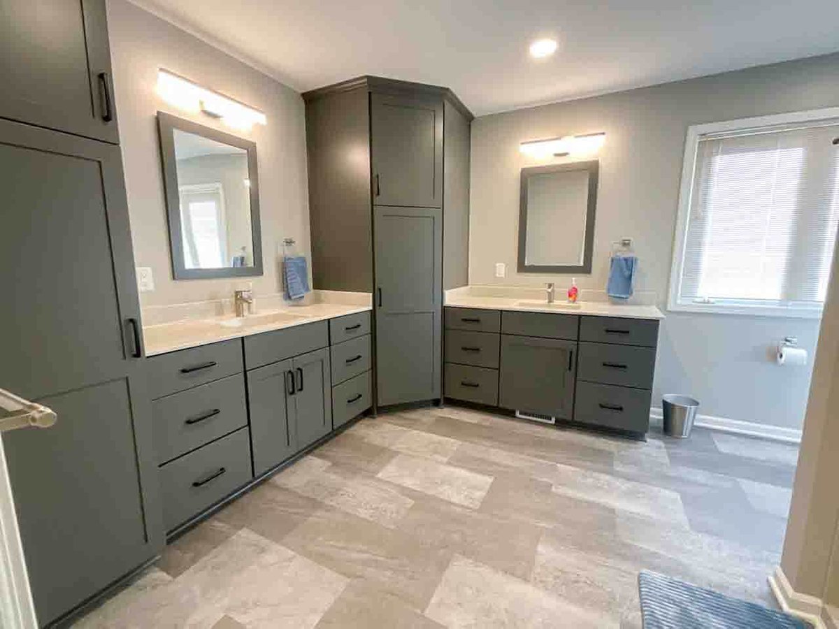 Williamston bathroom remodel by Odd Fellows Contracting