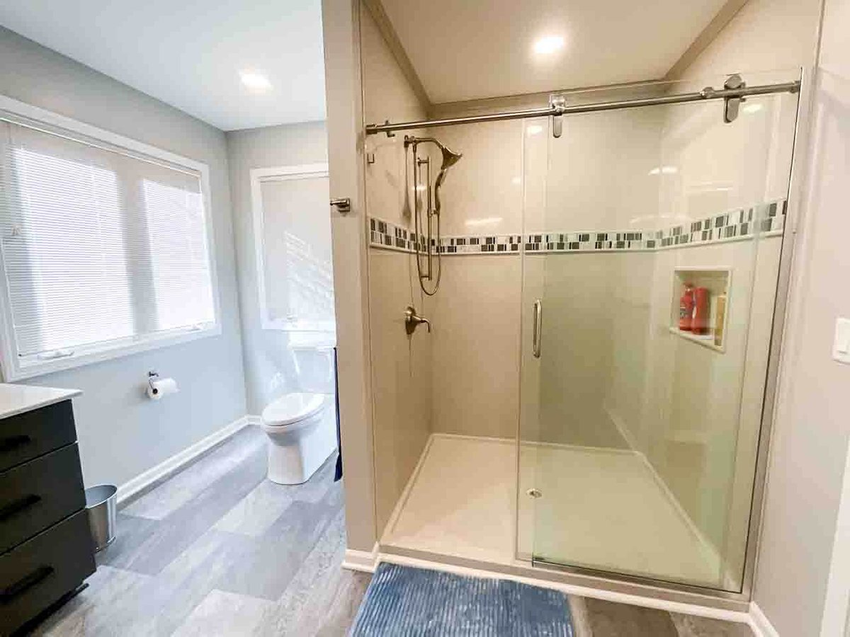 Williamston bathroom remodel by Odd Fellows Contracting