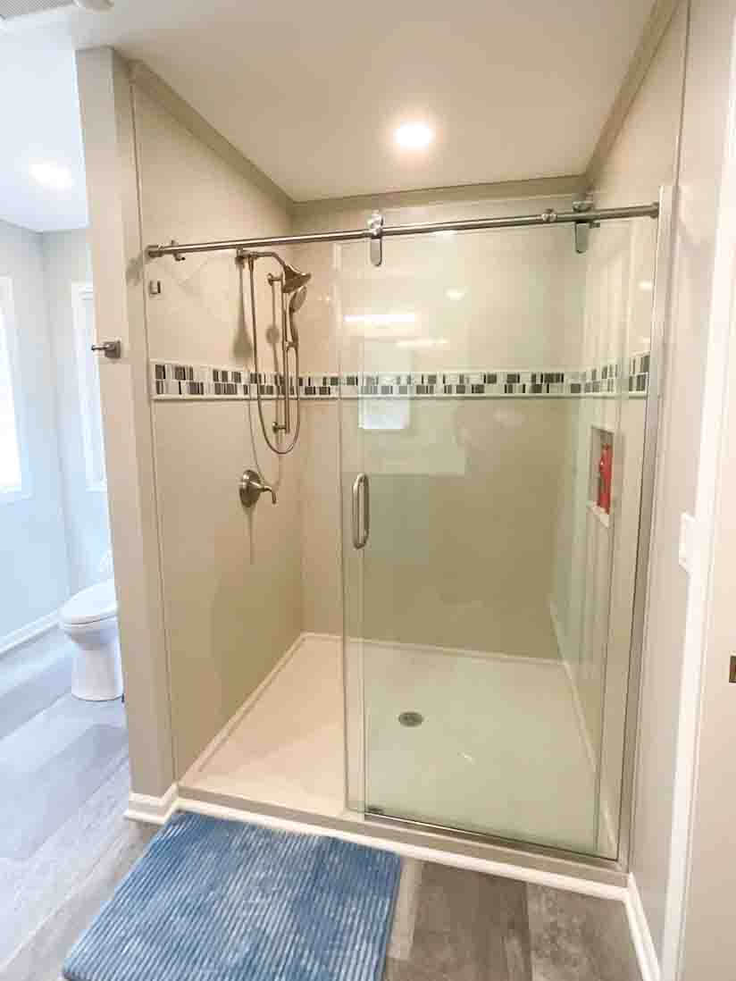 Williamston bathroom remodel by Odd Fellows Contracting