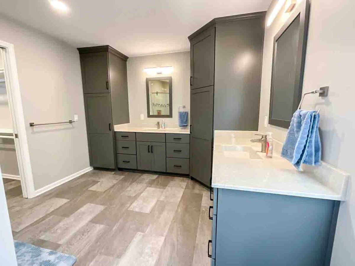Williamston bathroom remodel by Odd Fellows Contracting