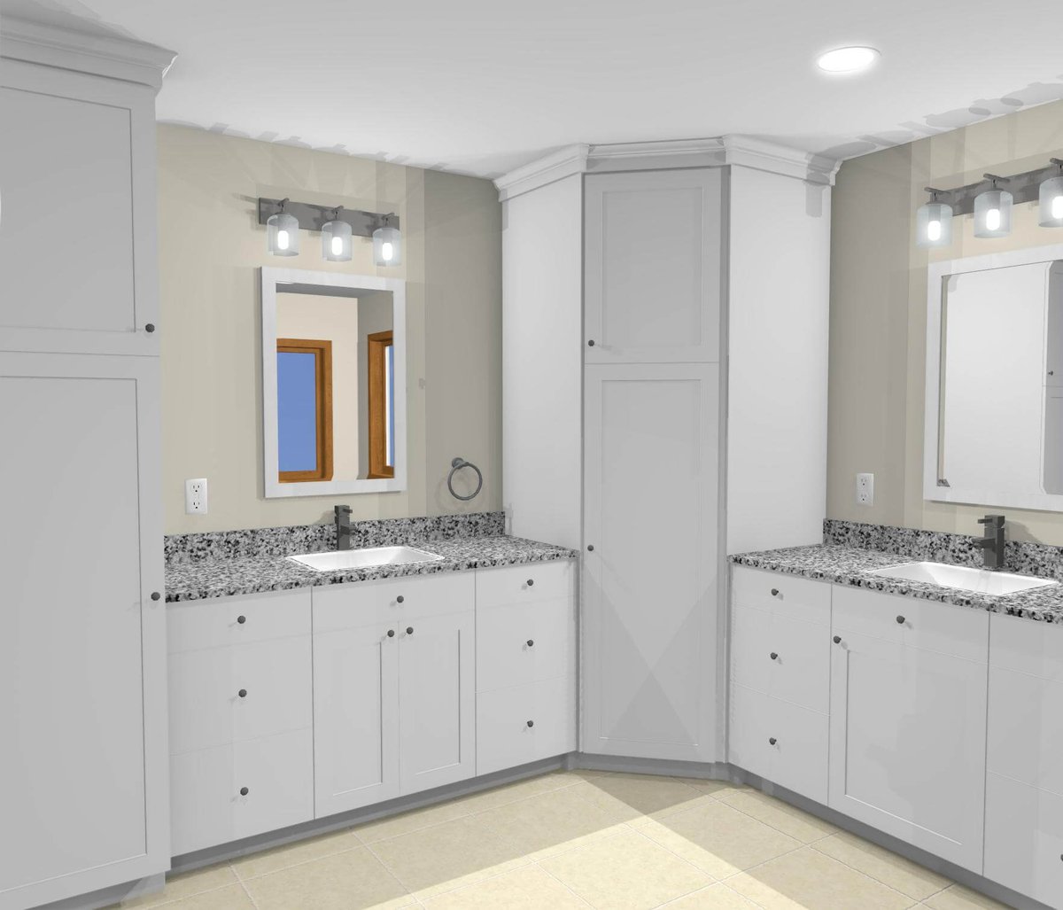 Williamston bathroom remodel by Odd Fellows Contracting