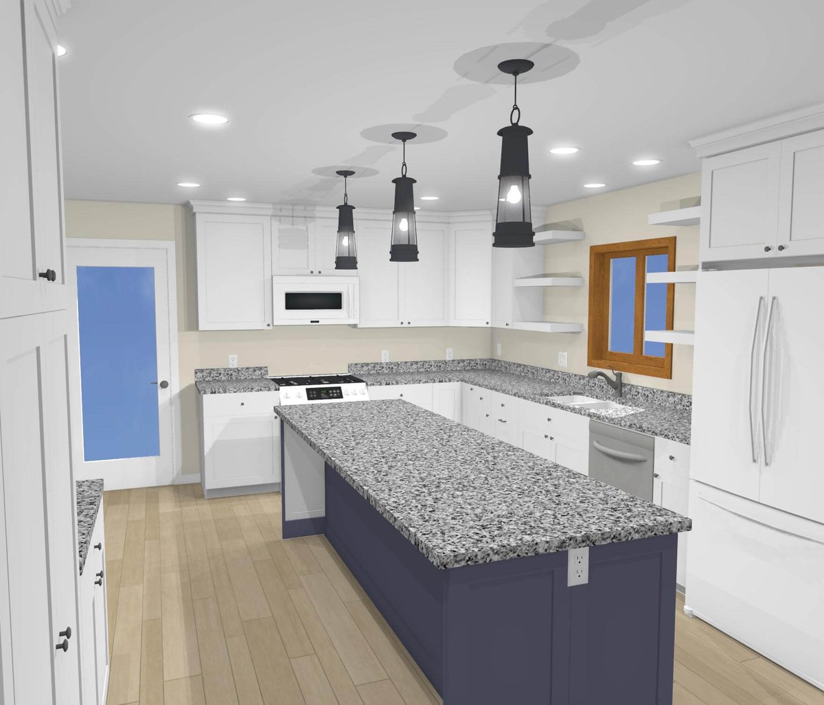 Williamston kitchen remodel by Odd Fellows Contracting