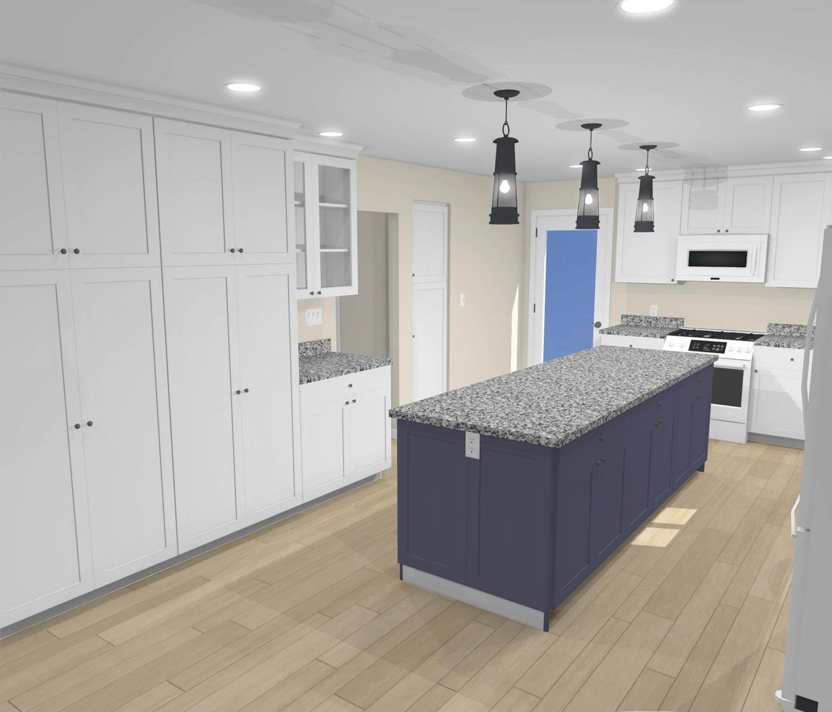 Williamston kitchen remodel by Odd Fellows Contracting