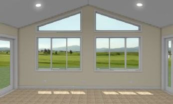 3D rendering of planned home addition design by Lansing Michigan remodeling contractor