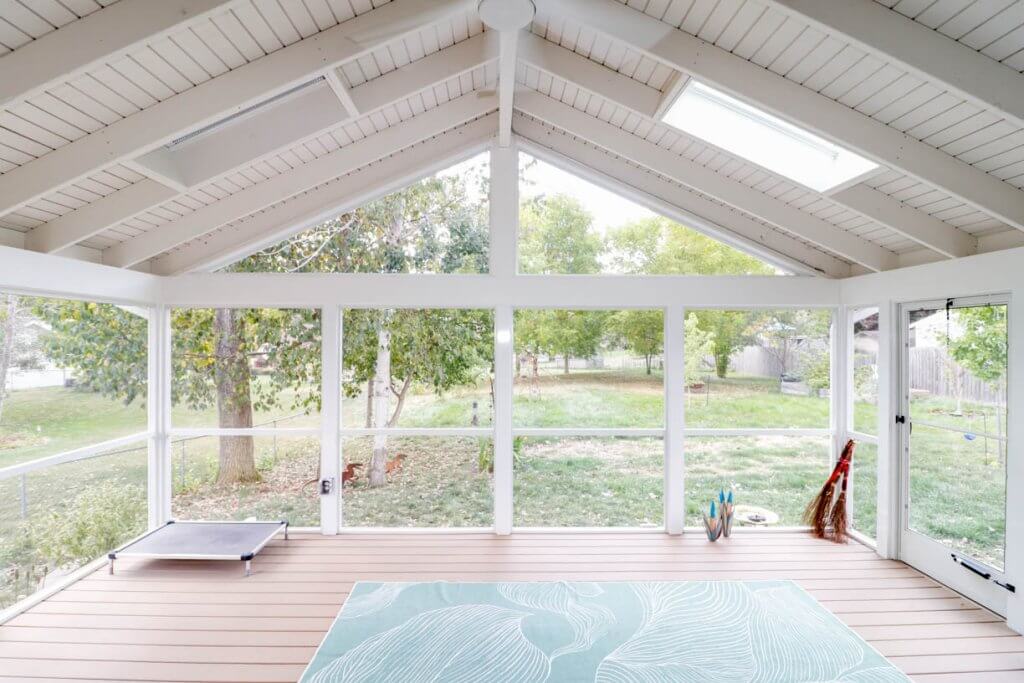 custom screened sunroom addition by Odd Fellows Contracting in Cataline Drive, MI