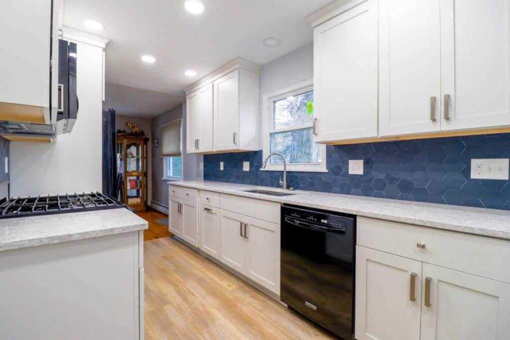 kitchen transformation underway by Odd Fellows Contracting in Cumberland Lansing, MI