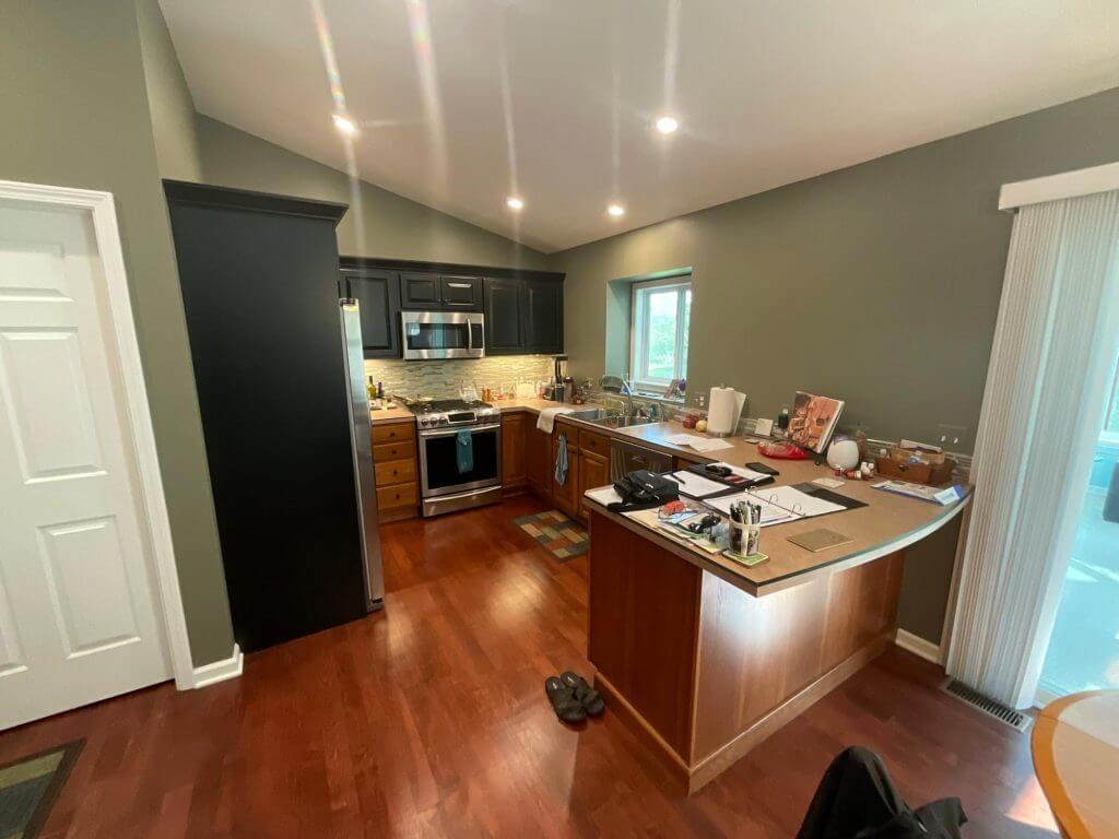 kitchen renovation comparison in Williamston, MI by Odd Fellows Contracting