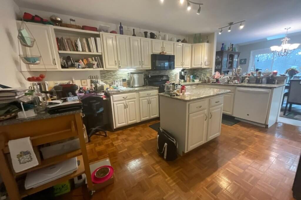 outdated kitchen condition in Emerald Lake, MI before remodel by Odd Fellows Contracting