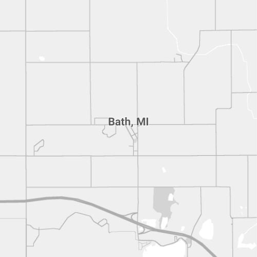 Bath, MI Map