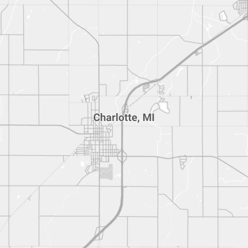 Charlotte, MI Map
