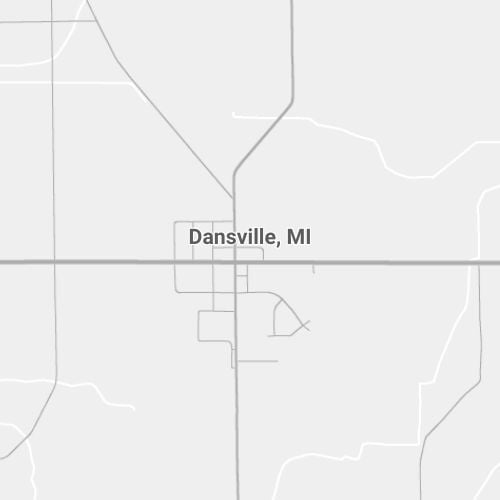 Dansville, MI Map