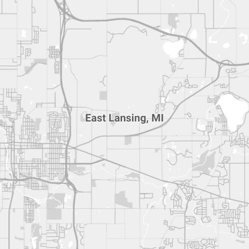 East Lansing, MI Map