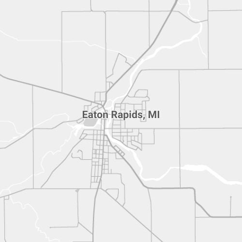 Eaton Rapids, MI Map