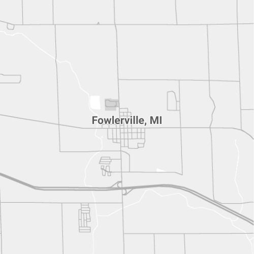 Fowlerville, MI Map