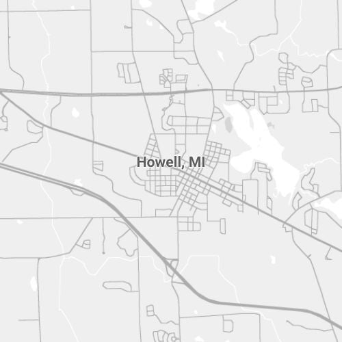 Howell, MI Map