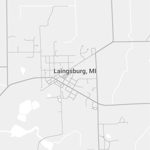 Laingsburg, MI Map