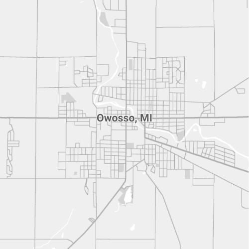 Owosso, MI Map